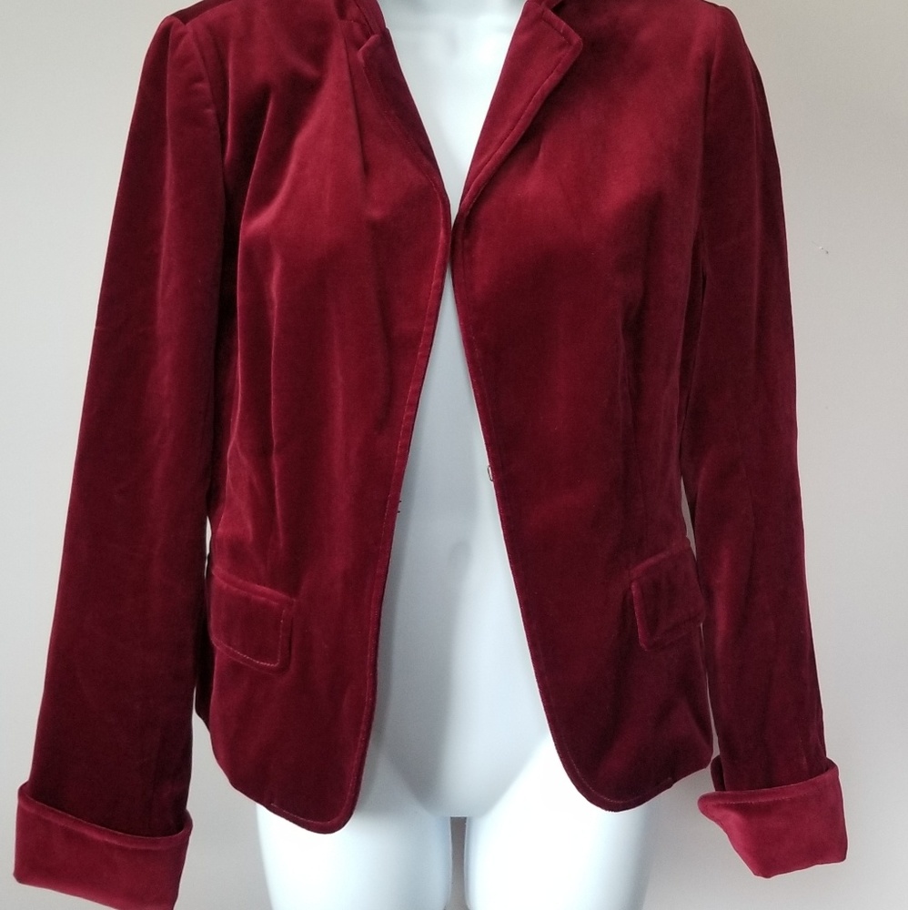 J Crew Velvet Jacket